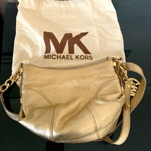 Michael Kors gold purse